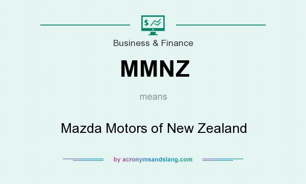 What does MMNZ mean? It stands for Mazda Motors of New Zealand