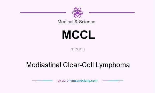 What does MCCL mean? It stands for Mediastinal Clear-Cell Lymphoma