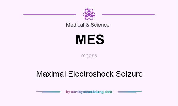 What does MES mean? It stands for Maximal Electroshock Seizure