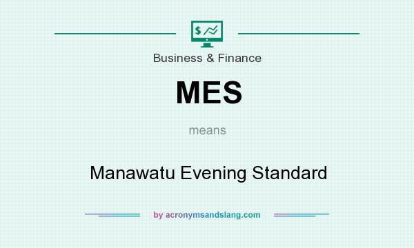 What does MES mean? It stands for Manawatu Evening Standard