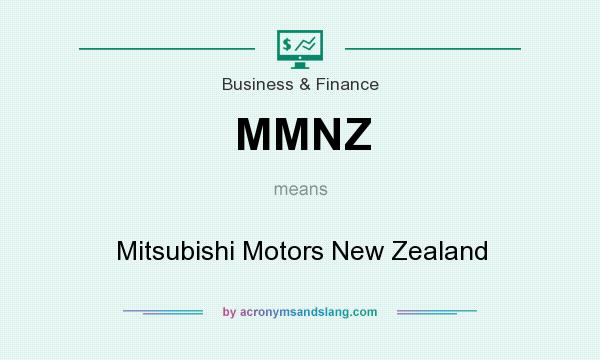 What does MMNZ mean? It stands for Mitsubishi Motors New Zealand