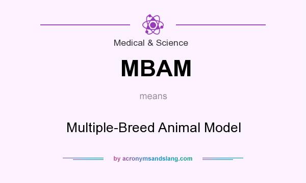 What does MBAM mean? It stands for Multiple-Breed Animal Model