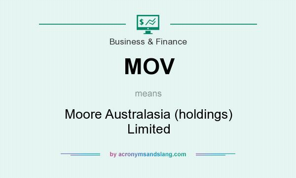 What does MOV mean? It stands for Moore Australasia (holdings) Limited