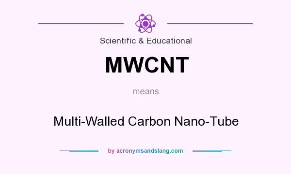 What does MWCNT mean? It stands for Multi-Walled Carbon Nano-Tube