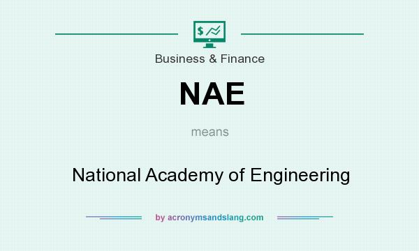 What does NAE mean? It stands for National Academy of Engineering