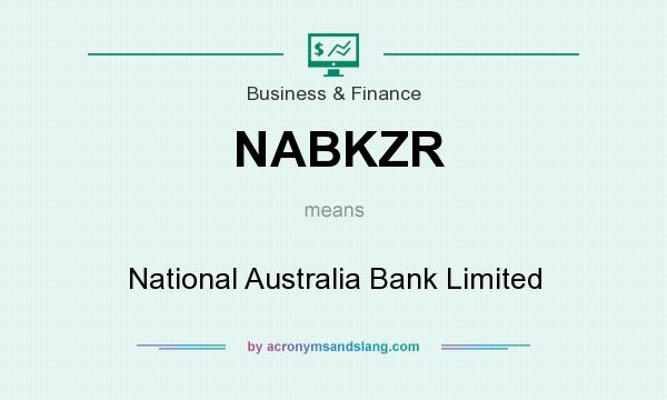 What does NABKZR mean? It stands for National Australia Bank Limited