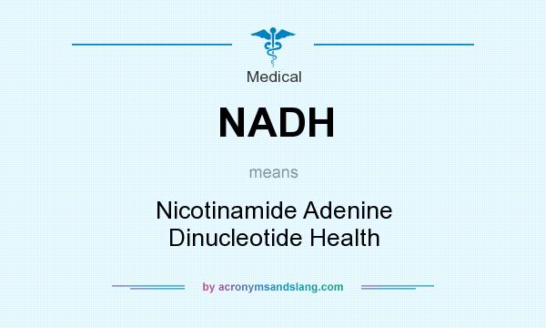 What does NADH mean? It stands for Nicotinamide Adenine Dinucleotide Health