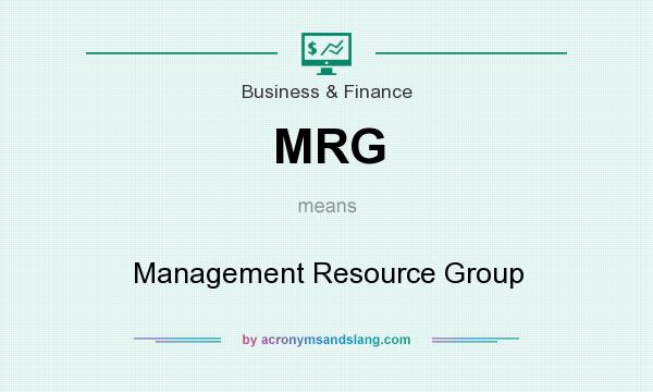 What does MRG mean? It stands for Management Resource Group