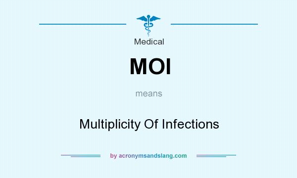 What does MOI mean? It stands for Multiplicity Of Infections