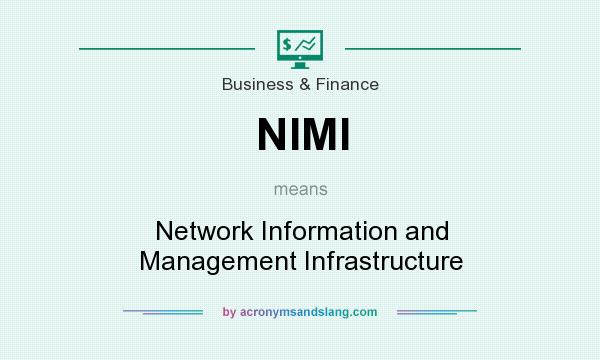 What does NIMI mean? It stands for Network Information and Management Infrastructure