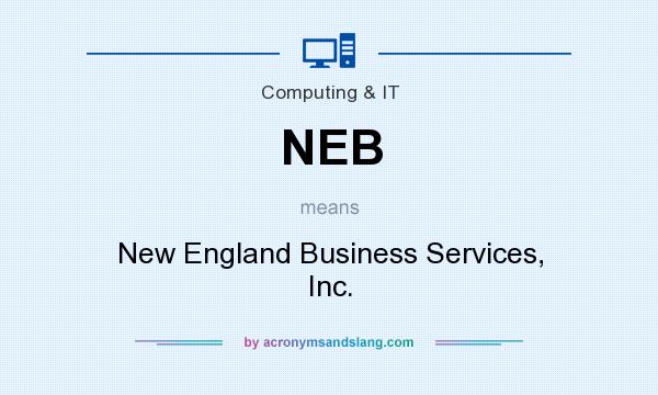 What does NEB mean? It stands for New England Business Services, Inc.