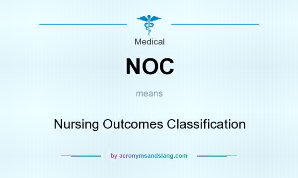 What does NOC mean? It stands for Nursing Outcomes Classification