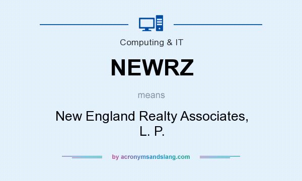 What does NEWRZ mean? It stands for New England Realty Associates, L. P.