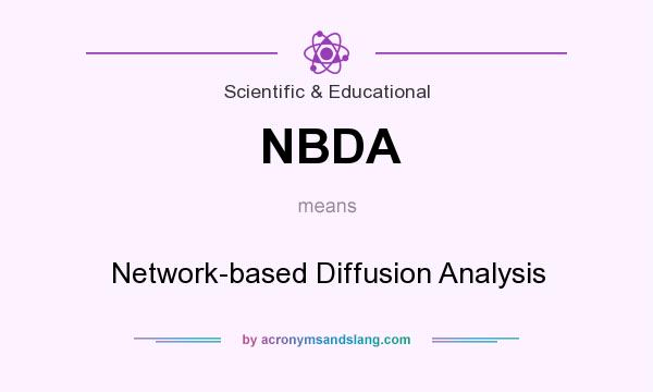 What does NBDA mean? It stands for Network-based Diffusion Analysis