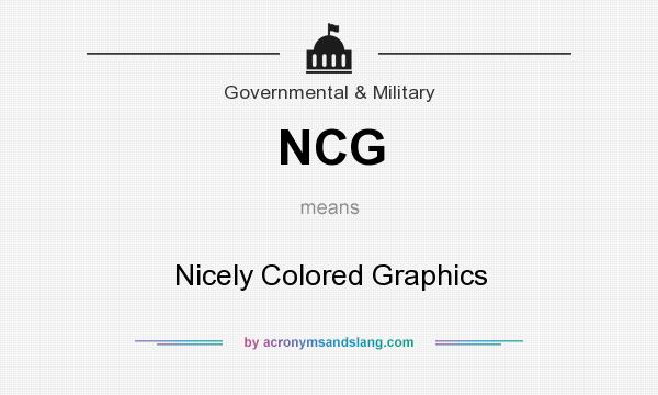 What does NCG mean? It stands for Nicely Colored Graphics