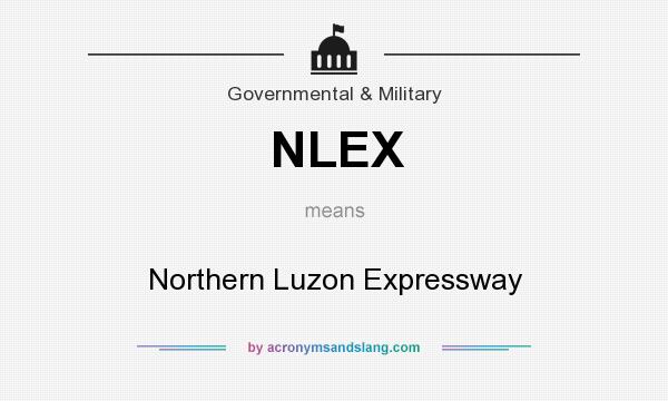 What does NLEX mean? It stands for Northern Luzon Expressway
