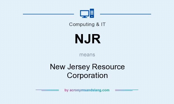 What does NJR mean? It stands for New Jersey Resource Corporation