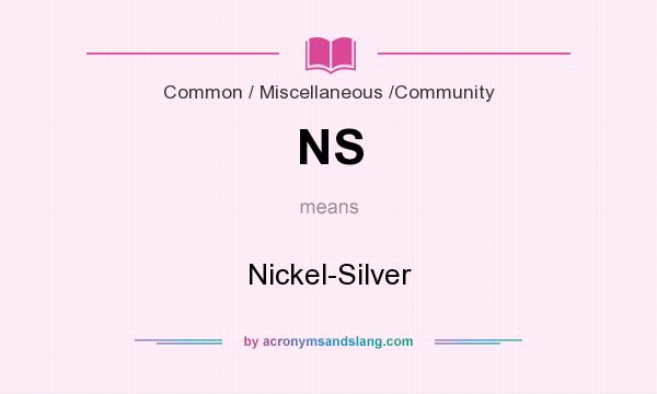 What does NS mean? It stands for Nickel-Silver