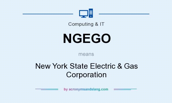 What does NGEGO mean? It stands for New York State Electric & Gas Corporation