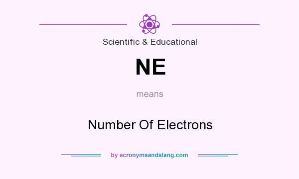 What does NE mean? It stands for Number Of Electrons
