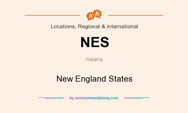 What does NES mean? It stands for New England States