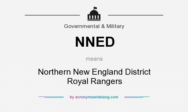 What does NNED mean? It stands for Northern New England District Royal Rangers