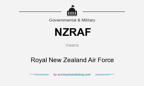 What does NZRAF mean? It stands for Royal New Zealand Air Force