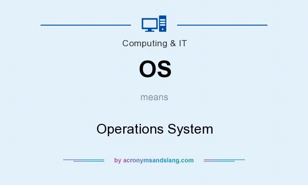 What does OS mean? It stands for Operations System