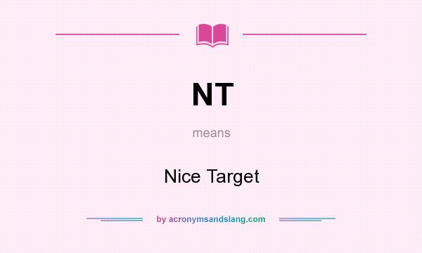 What does NT mean? It stands for Nice Target