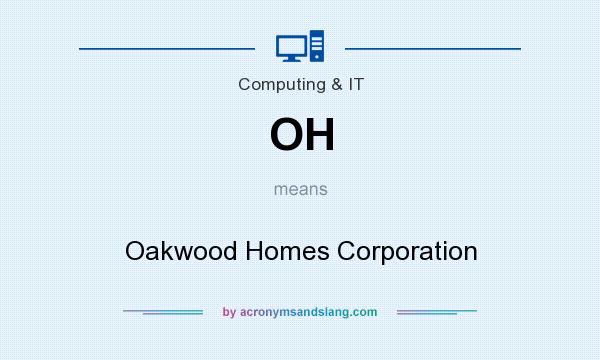 What does OH mean? It stands for Oakwood Homes Corporation
