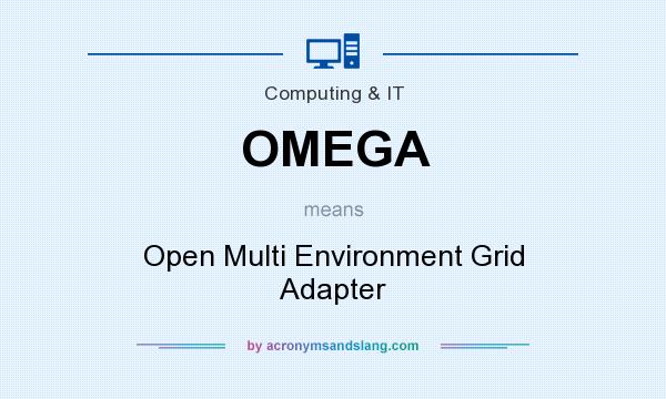 What does OMEGA mean? It stands for Open Multi Environment Grid Adapter