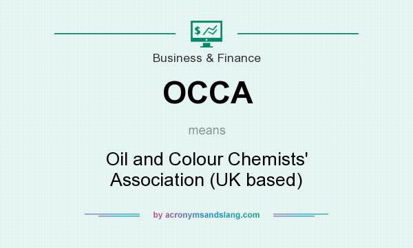 What does OCCA mean? It stands for Oil and Colour Chemists` Association (UK based)