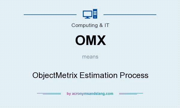 What does OMX mean? It stands for ObjectMetrix Estimation Process
