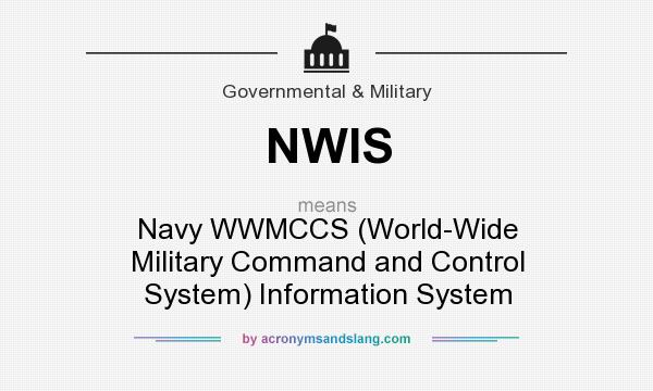 What does NWIS mean? It stands for Navy WWMCCS (World-Wide Military Command and Control System) Information System