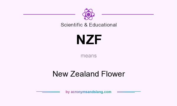 What does NZF mean? It stands for New Zealand Flower