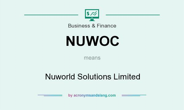 What does NUWOC mean? It stands for Nuworld Solutions Limited