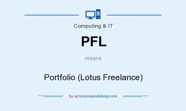 What does PFL mean? It stands for Portfolio (Lotus Freelance)