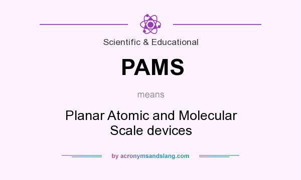 What does PAMS mean? It stands for Planar Atomic and Molecular Scale devices