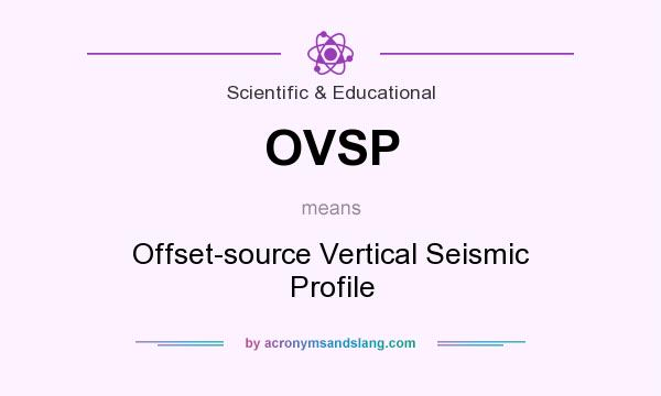 What does OVSP mean? It stands for Offset-source Vertical Seismic Profile