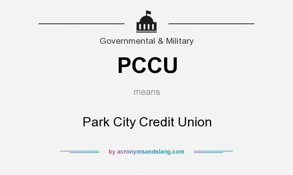 What does PCCU mean? It stands for Park City Credit Union