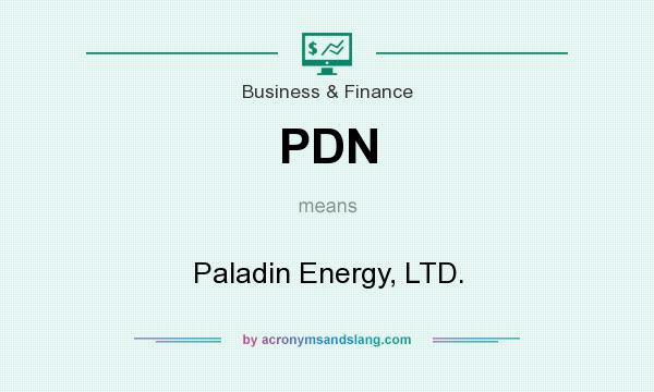 What does PDN mean? It stands for Paladin Energy, LTD.