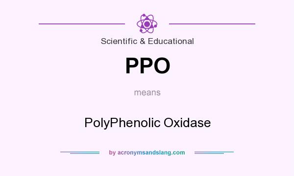 What does PPO mean? It stands for PolyPhenolic Oxidase