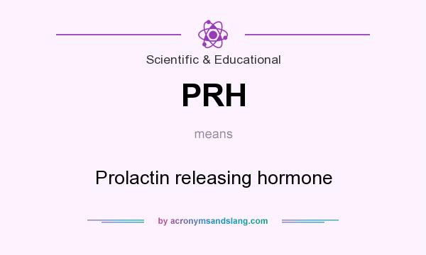 What does PRH mean? It stands for Prolactin releasing hormone