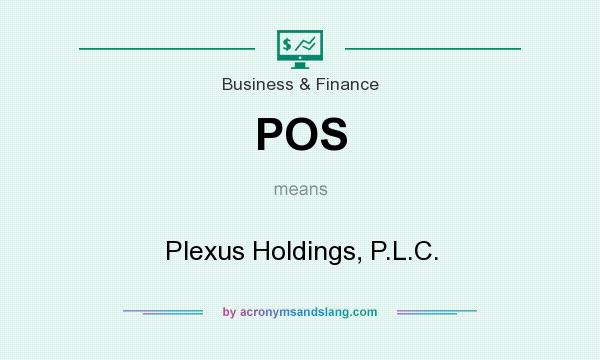 What does POS mean? It stands for Plexus Holdings, P.L.C.