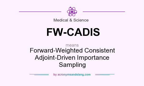 What does FW-CADIS mean? It stands for Forward-Weighted Consistent Adjoint-Driven Importance Sampling