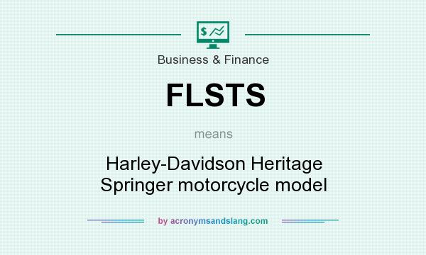 What does FLSTS mean? It stands for Harley-Davidson Heritage Springer motorcycle model