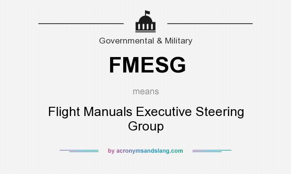 What does FMESG mean? It stands for Flight Manuals Executive Steering Group