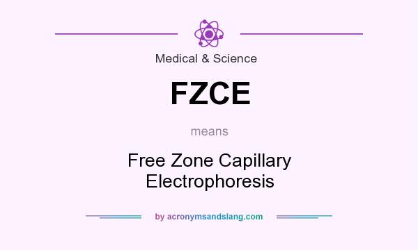 What does FZCE mean? It stands for Free Zone Capillary Electrophoresis