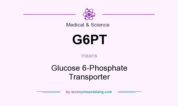 What does G6PT mean? It stands for Glucose 6-Phosphate Transporter