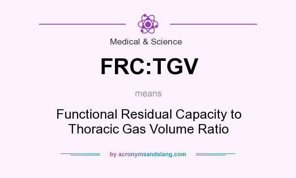 What does FRC:TGV mean? It stands for Functional Residual Capacity to Thoracic Gas Volume Ratio